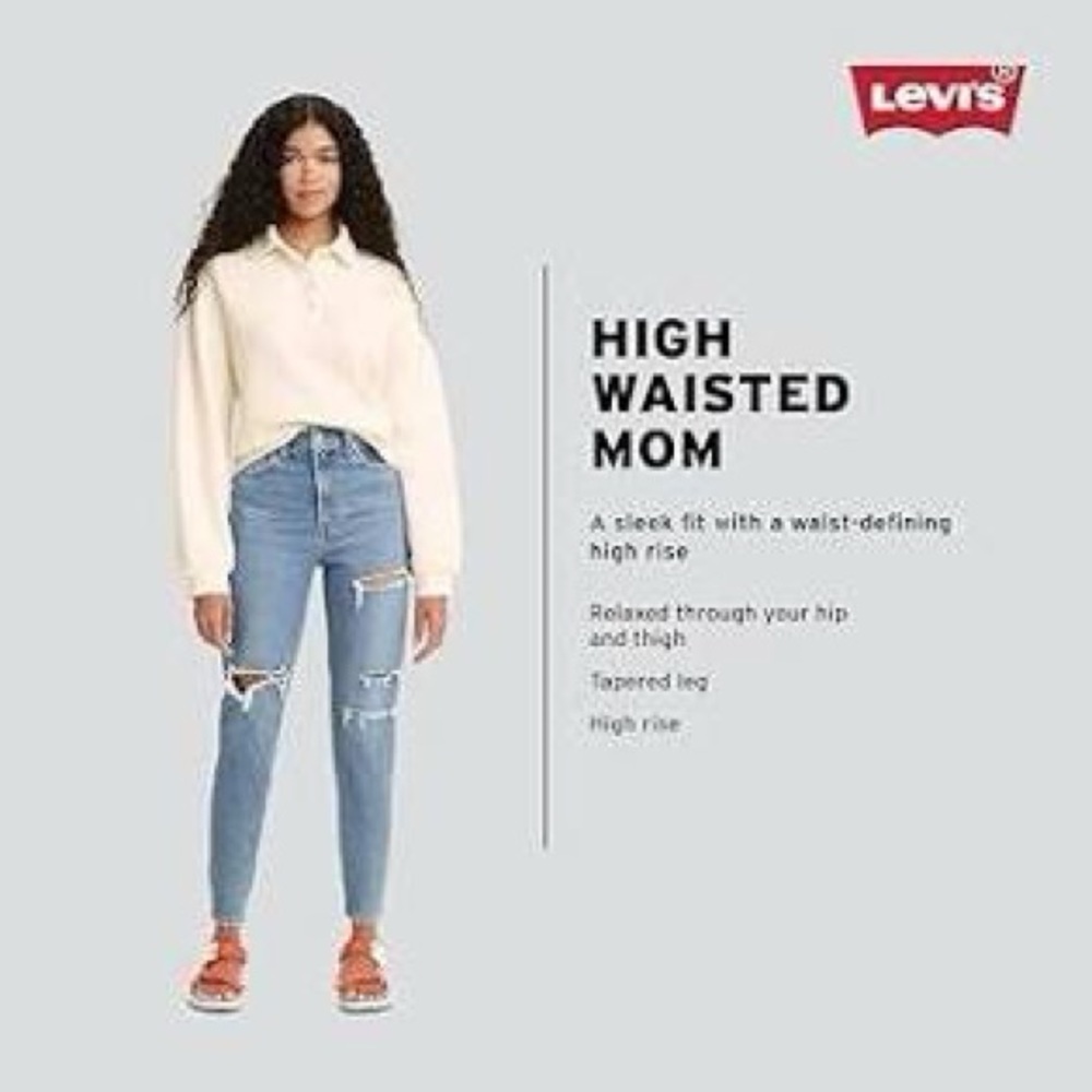 Levi's High Rise Blue Jeans Classic Style